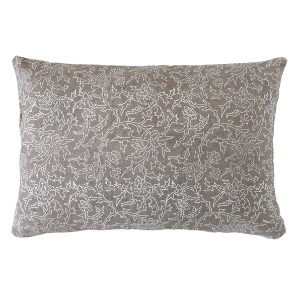 Madison Tan Linen Pillow 14x20 - Bodega Nantucket