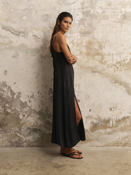 Lucid Midnight Maxi Dress - Black - Bodega Nantucket
