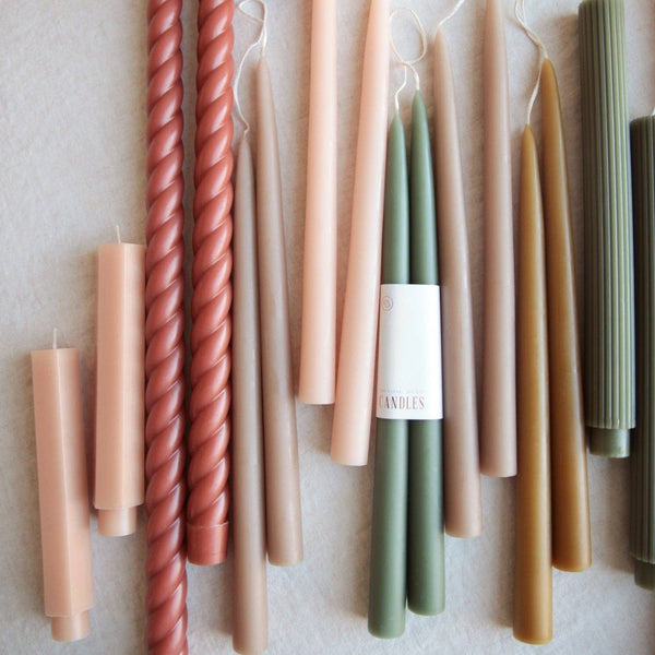 12" Original Dipped Taper Candles