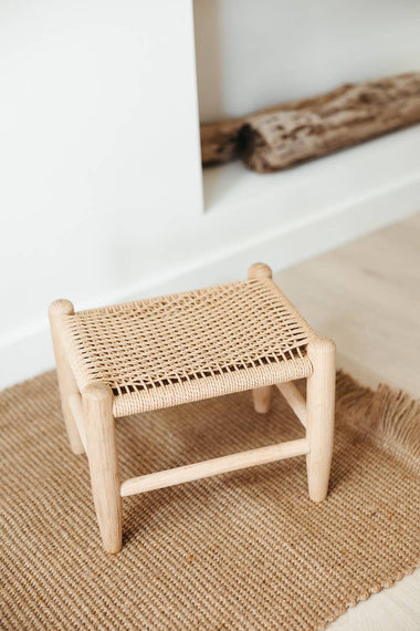 The Danish Cord Footstool - Bodega Nantucket