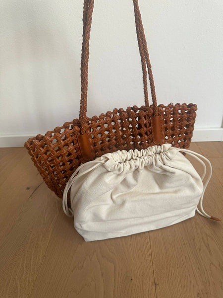 NICOLE PREMIUM - woven leather