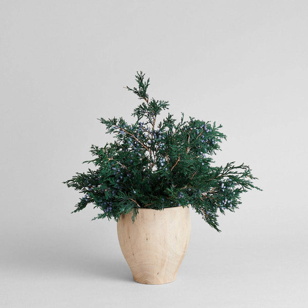 White Walnut Bell Vase - Bodega Nantucket