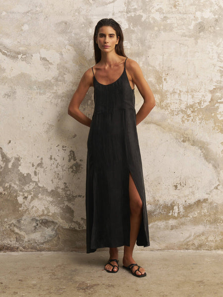 Lucid Midnight Maxi Dress - Black - Bodega Nantucket