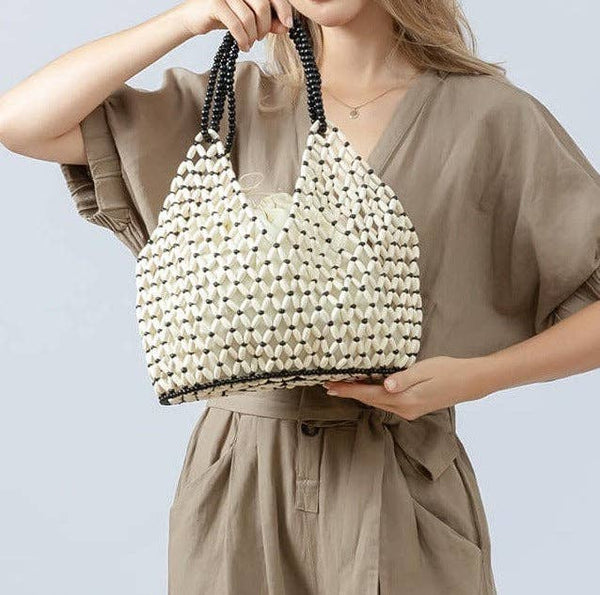 Handmade Wooden Beads Commuter Bag DP25B746