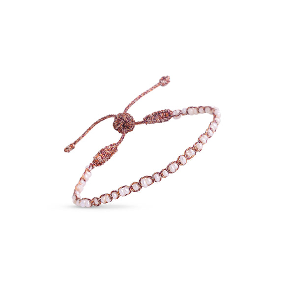 Anar Bracelet Rose Gold Grape Apricot - Bodega Nantucket