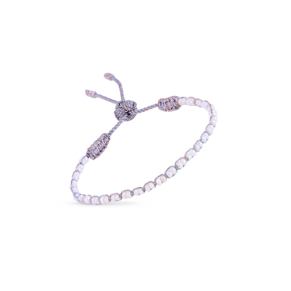Anar Bracelet Rose Gold Parma Silver Blue - Bodega Nantucket
