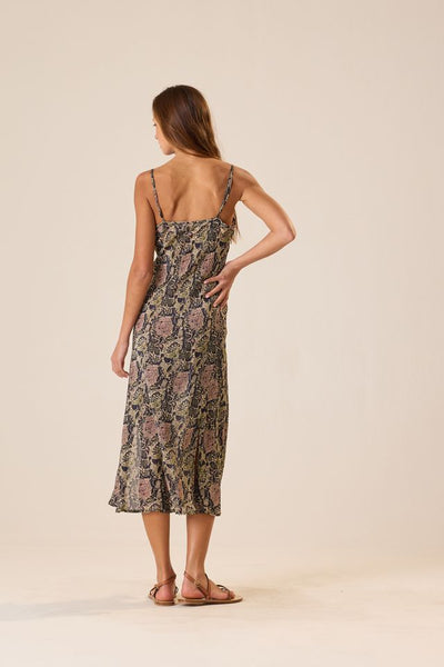 Leandra Bias Slip Botanica Dusk
