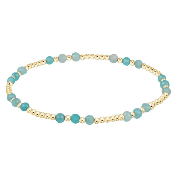 Joy Gem 3mm Bracelet Amazonite - Bodega Nantucket