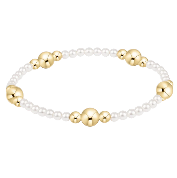 Purpose Gold 6mm Pearl Bracelet - Bodega Nantucket
