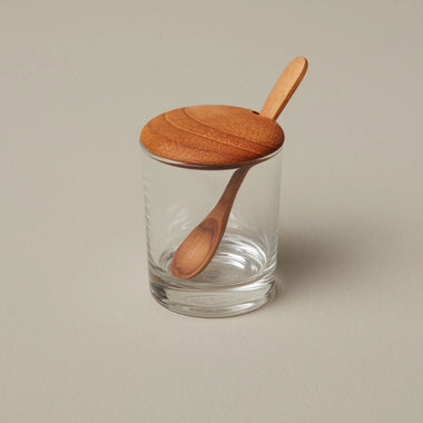 Glass Jar & Spoon