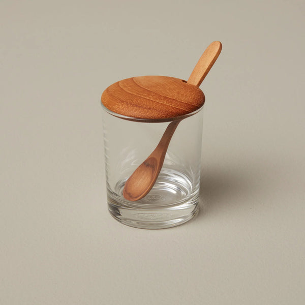 Glass Jar & Spoon