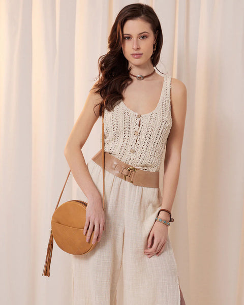 Stas Nappa Belt Nude - Bodega Nantucket