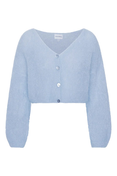 Cornelia Cropped Cardigan Light Blue - Bodega Nantucket