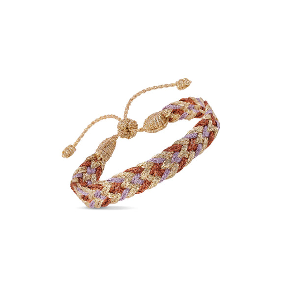 Double U Bracelet Gold Amber - Bodega Nantucket