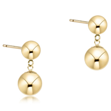 Classic 10mm Ball Drop Stud Gold - Bodega Nantucket