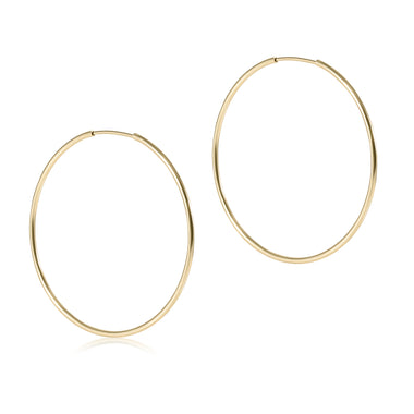 Endless Gold 1.25" Hoop - Bodega Nantucket