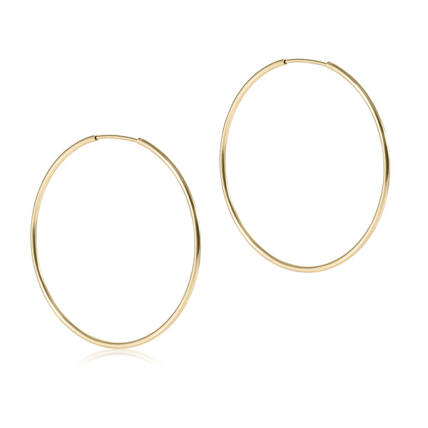 Endless Gold 1.25" Hoop - Bodega Nantucket