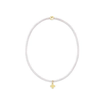 Hope Classic Signature Cross Small Silky White - Bodega Nantucket