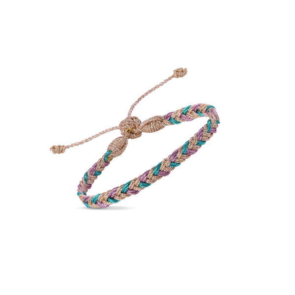 Eya N2 Bracelet Rose Gold Tiffany Blue - Bodega Nantucket