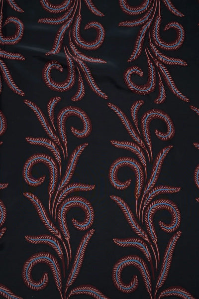 Eve Slip Dress Feather Black - Bodega Nantucket