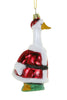 Porch Goose Santa