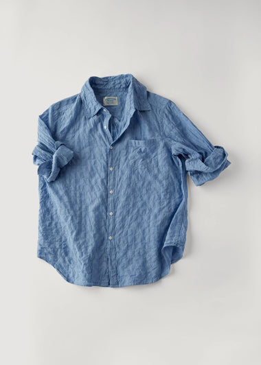 Naomi Shirt Chambray Stripe - Bodega Nantucket