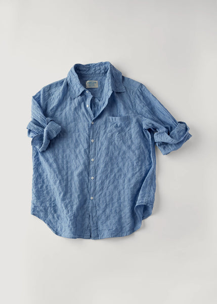 Naomi Shirt Chambray Stripe - Bodega Nantucket