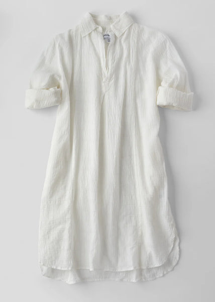 Holly Dress White Gauze - Bodega Nantucket