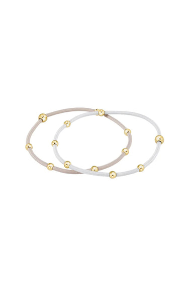 Essentials Dove Set Hair Ties - Bodega Nantucket