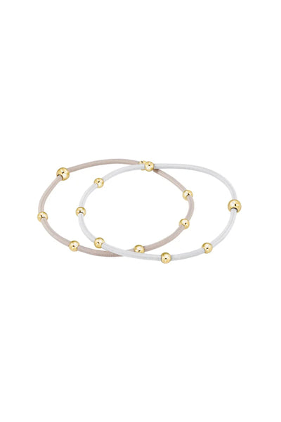 Essentials Dove Set Hair Ties - Bodega Nantucket