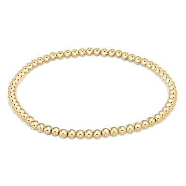 Classic Gold 3mm Bead Bracelet - Bodega Nantucket