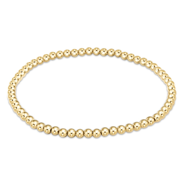 Classic Gold 3mm Bead Bracelet - Bodega Nantucket