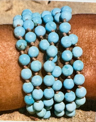 Turquoise Howlite Wrap - Bodega Nantucket