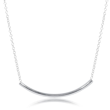 16in Necklace Sterling Bliss Bar Sterling - Bodega Nantucket