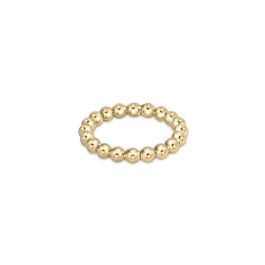 Classic Gold 3mm Bead Ring - Bodega Nantucket