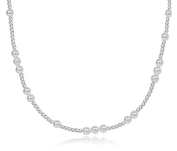 15in Choker Hope Unwritten Sterling Pearl - Bodega Nantucket