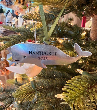 NANTUCKET 2025 Whale Ornament