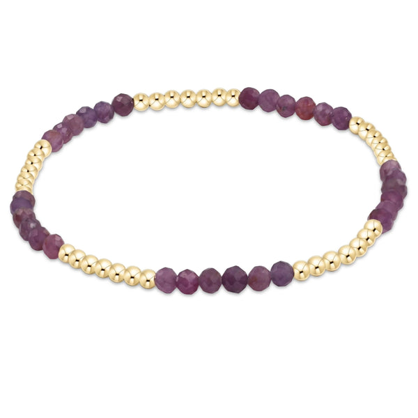 Blissful 2.5mm Ruby Bracelet - Bodega Nantucket