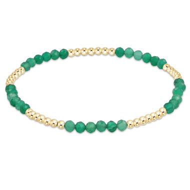 Blissful 2.5mm Green Onyx Bracelet - Bodega Nantucket