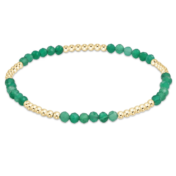 Blissful 2.5mm Green Onyx Bracelet - Bodega Nantucket