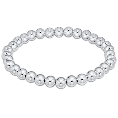 Classic Sterling 6mm Bead Bracelet - Bodega Nantucket