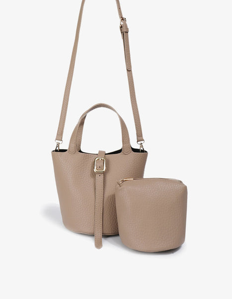 Joya Bucket Mini Taupe - Bodega Nantucket