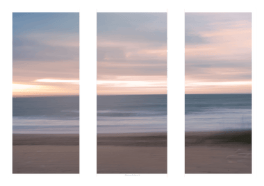 Abstract Horizons IV Triptych - Bodega Nantucket