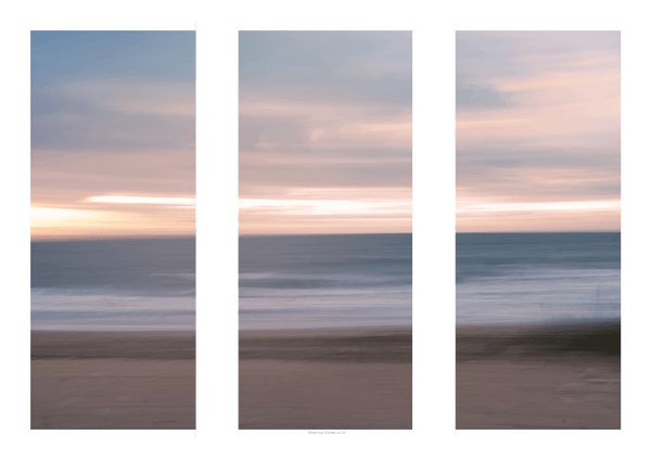 Abstract Horizons IV Triptych - Bodega Nantucket