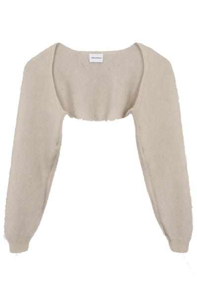 Lea Alpaca Bolero Beige - Bodega Nantucket