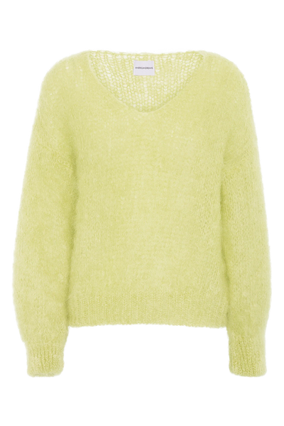 Milana LS Mohair Knit Light Yellow - Bodega Nantucket