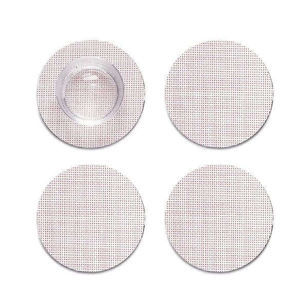 Coaster Mini Basketweave Blush - Bodega Nantucket