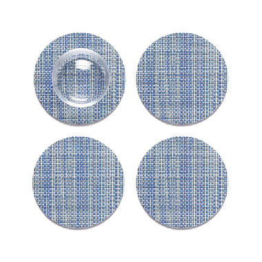 Coaster Mini Basketweave Chambray - Bodega Nantucket