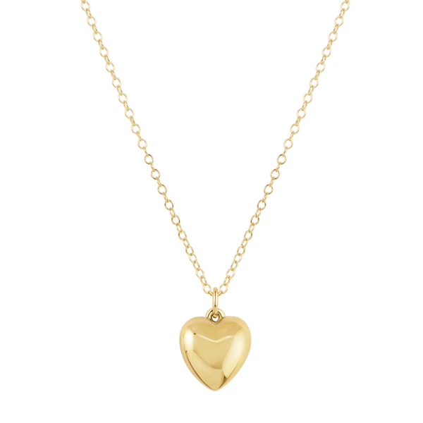 16" Necklace Gold Love Plush Gold Charm - Bodega Nantucket
