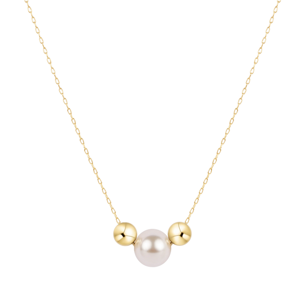 16" Necklace Gold Purpose Pearl - Bodega Nantucket